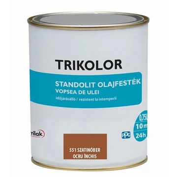 Trikolor Standolit olajfesték 551 szatinóber 0,75l