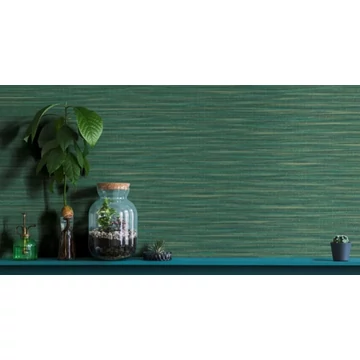 Szövött mintás zöld színű vlies tapéta Botanica/Marburg 33317
