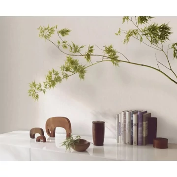 Szövött mintás ezüst színű vlies tapéta Botanica/Marburg 33325