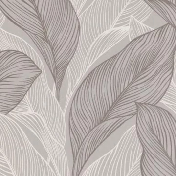 Levélmintás barna színárnyalatú Vlies Tapéta COLLAGE/ERISMANN 10282-38