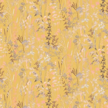 Casual Chic/Erismann 10258-03 Virágmintás sárga színű vlies tapéta  