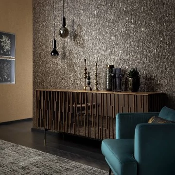 Casual Chic/Erismann 10260-10 Art Deco mintás szürke színű vlies tapéta