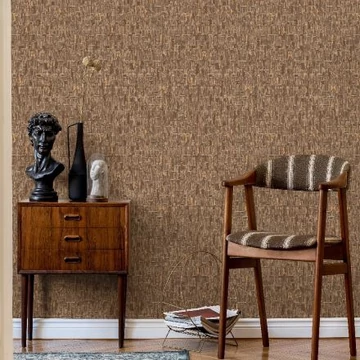 Casual Chic/Erismann 10260-11 Art Deco mintás barna színű vlies tapéta