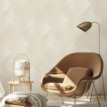 Geometriai mintás bézs színárnyalatú vlies tapéta Elysium/Erismann 10479-02
