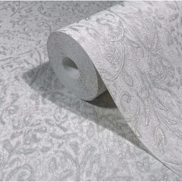 Virág mintás szürke színárnyalatú vlies tapéta RITUS/MARBURG 35529