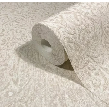 Virág mintás bézs színárnyalatú vlies tapéta RITUS/MARBURG 35531
