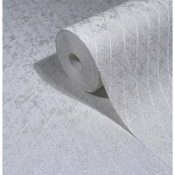 Geometriai mintás törtfehér színárnyalatú vlies tapéta RITUS/MARBURG 35537