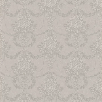 Virágmintás szürke színárnyalatú vlies tapéta Versailles 12173-37