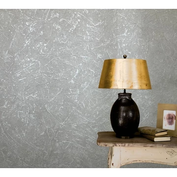 Vintage Deluxe/Marburg 32815 egyszínű ezüst vlies tapéta