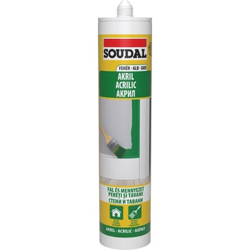 Soudal festhető akril tömítő 280 ml fehér