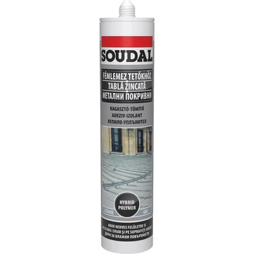 Soudal tetőlemez tömítő 290 ml szürke