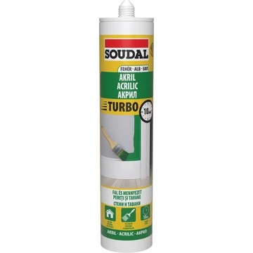 Soudal gyorsan száradó akril tömítőanyag 280 ml