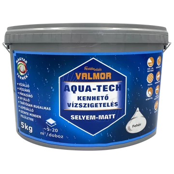 Valmor Aqua-tech Kenhető Vízszigetelés Fehér 5 Kg