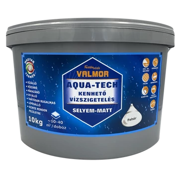 Valmor Aqua-tech Kenhető Vízszigetelés Fehér 10 Kg