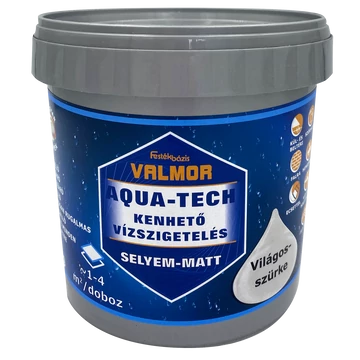 Valmor Aqua-tech Kenhető Vízszigetelés Világosszürke 1 Kg