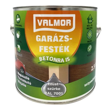Valmor ezüstszürke 2,5 l Garázsfesték RAL 7001