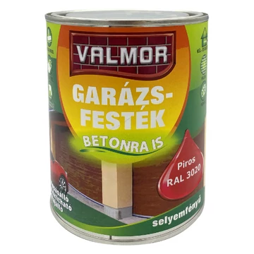Valmor piros 0,75 l Garázsfesték RAL 3020
