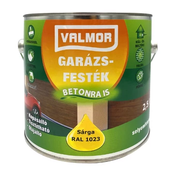 Valmor sárga 2,5 l Garázsfesték RAL 1023