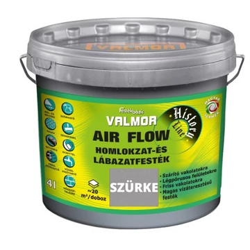 Valmor Air Flow Homlokzat és Lábazatfesték 4l szürke
