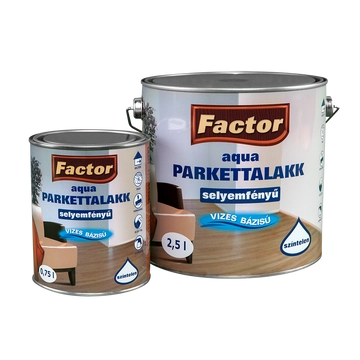 Factor Aqua Parkettalakk matt választható kiszerelésben