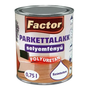 Factor Parkettalakk selyemfényű színtelen 0,75l