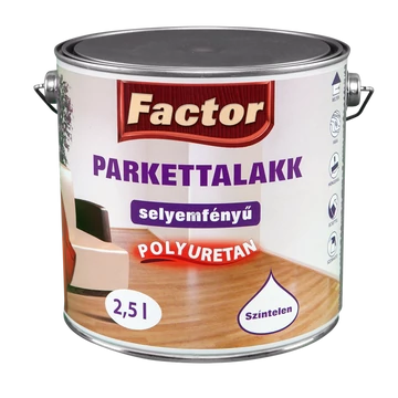 FACTOR Magasfényű Parkettalakk színtelen 2,5l