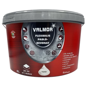 Valmor Flexibilis Padlóbevonat fehér 8 l