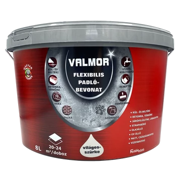 Valmor Flexibilis Padlóbevonat világos szürke 8 l
