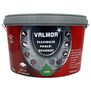 Valmor Flexibilis Padlóbevonat zöld 4 l