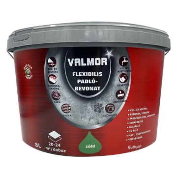 Valmor Flexibilis Padlóbevonat zöld 8 l