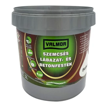Valmor Szemcsés fehér 1 l Lábazat- és Betonfesték