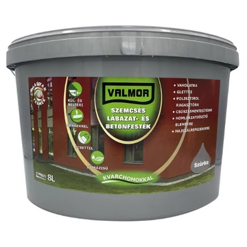 Valmor Szemcsés szürke 8 l Lábazat- és Betonfesték