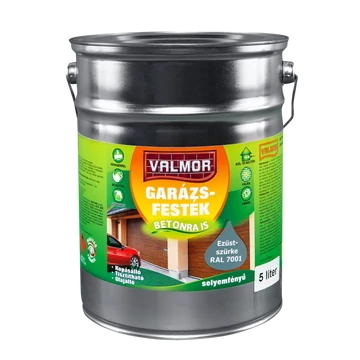 Valmor ezüstszürke 5 l Garázsfesték RAL 7001