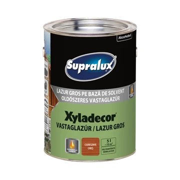Supralux Xyladecor cseresznye 5l selyemfényű oldószeres vastaglazúr