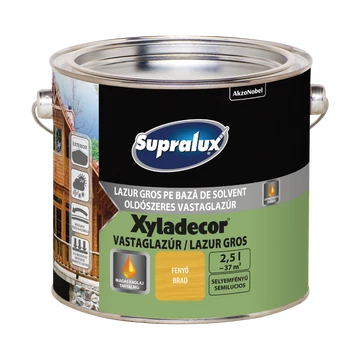 Supralux Xyladecor fenyő 2,5l selyemfényű oldószeres vastaglazúr