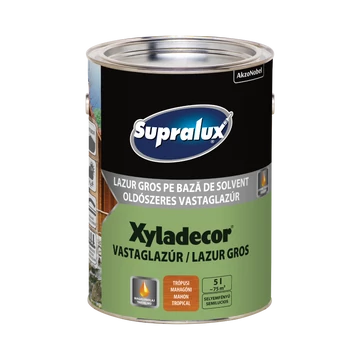 Supralux Xyladecor trópusi mahagóni 5l selyemfényű oldószeres vastaglazúr