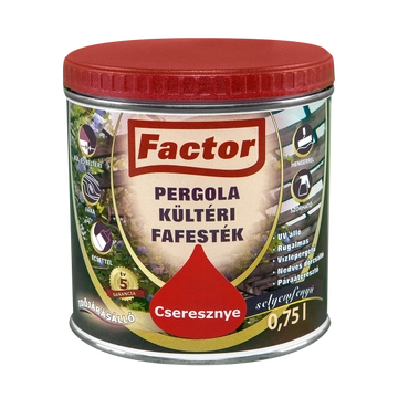 Factor Pergola kültéri fafesték választható színben és kiszerelésben