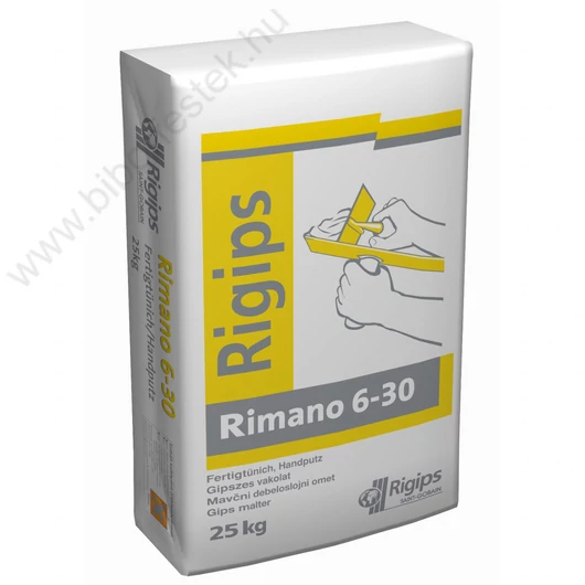 RIGIPS RIMANO 6-30  GIPSZES KÉZI VAKOLAT 20 KG