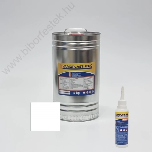 Műgyanta Padló Varioplast fedő önterülő padlóhoz fehér 5 kg + B komponens 100 ml