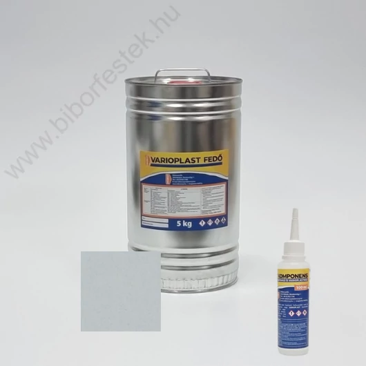 Műgyanta Padló Varioplast fedő önterülő padlóhoz világosszürke 5 kg + B komponens 100 ml