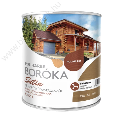 Polifarbe Boróka Satin tölgy 0,75 l lazúrfesték