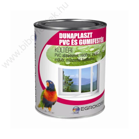 Dunaplaszt PVC és gumifesték vörös 0,75 l