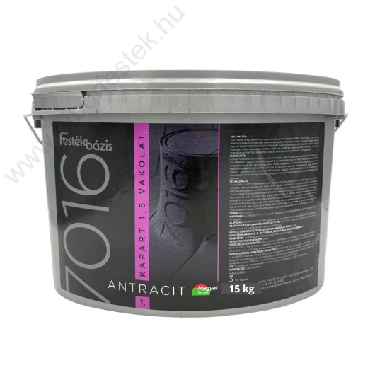 7016 1,5 mm kapart vakolat ANTRACIT színben 15 kg