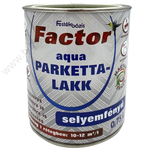FACTOR Aqua Parkettalakk selyemfényű 0,75 l