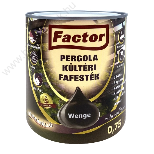 Factor Pergola wenge 2,5 l kültéri fafesték