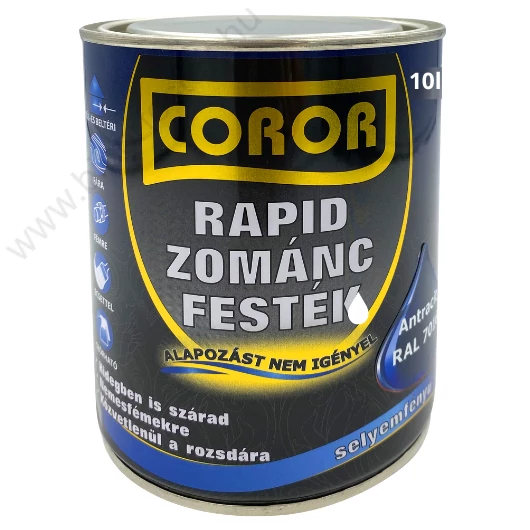 Coror Rapid Antracit Zománcfesték 10 l RAL 7016