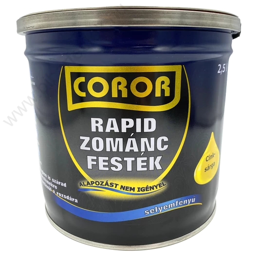 Coror Rapid cinksárga 2,5 l Zománcfesték