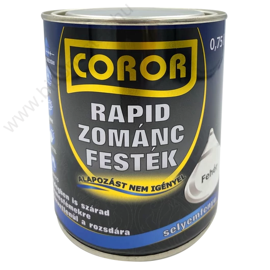 Coror Rapid fehér 0,75 l Zománcfesték