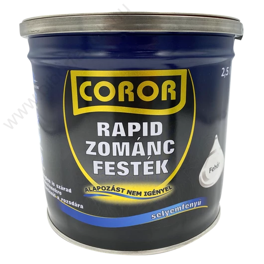 Coror Rapid fehér 2,5 l Zománcfesték