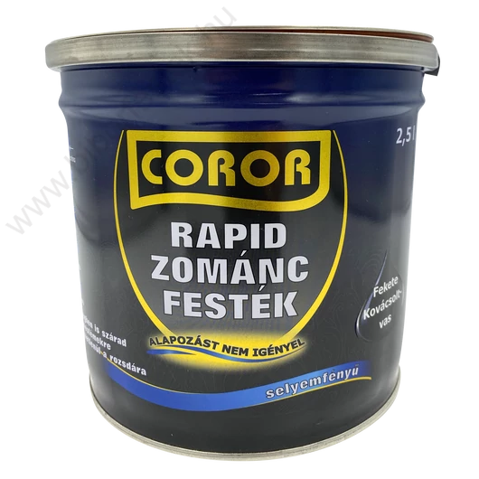 Coror Rapid kovácsoltvas fekete 2,5 l Zománcfesték